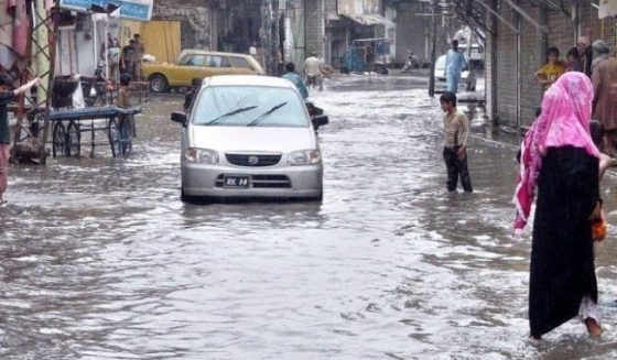 راولپنڈی میں طوفانی بارش